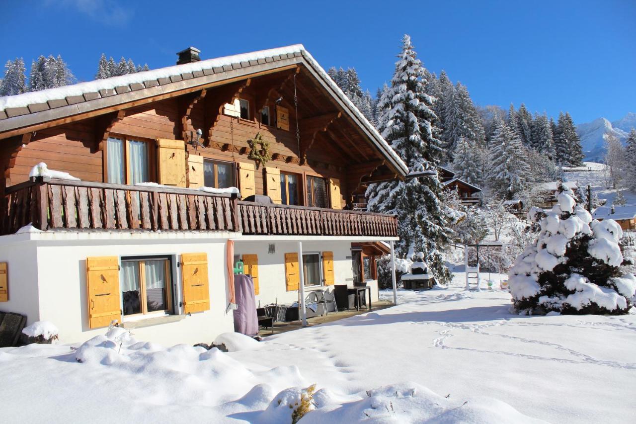 Chalet Le Slalom Arveyes المظهر الخارجي الصورة